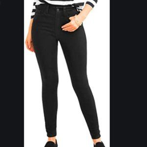 Black High Rise Skinny Jeans